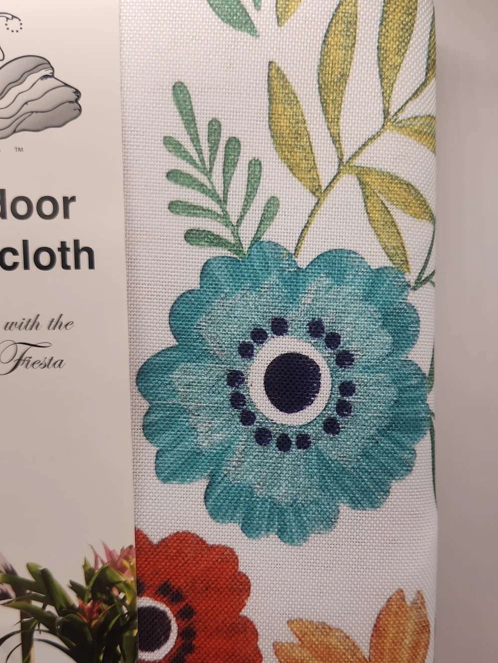 Fiesta Indoor Outdoor Fabric Tablecloth Floral Enchantment 70